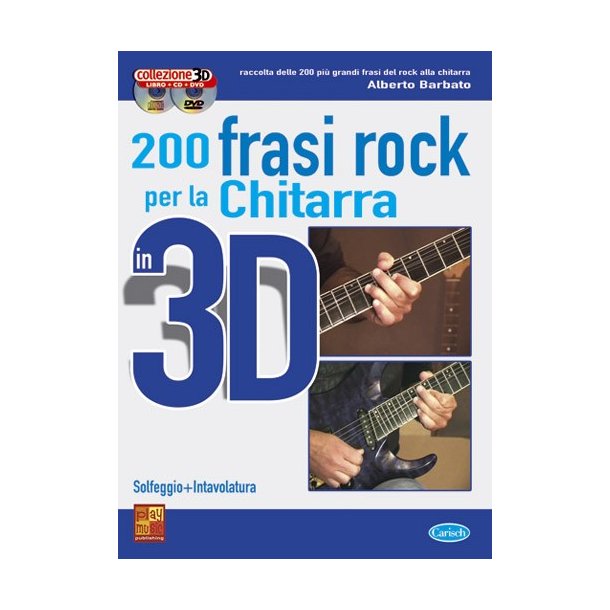 200 Frasi Rock per Chitarra in 3D