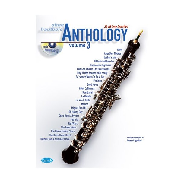 CAPPELLARI ANDREA ANTHOLOGY OBOE VOL 3 BK/CD
