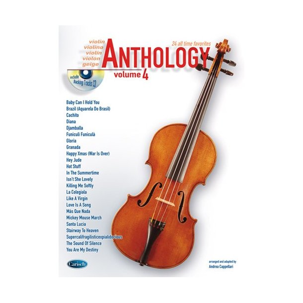 CAPPELLARI ANDREA ANTHOLOGY VIOLIN VOL 4 BK/CD