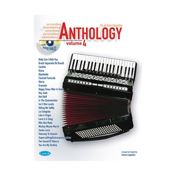 CAPPELLARI ANDREA ANTHOLOGY ACDN 4 BK/CD
