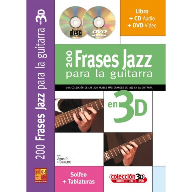 200 Frases Jazz para Guitara en 3D