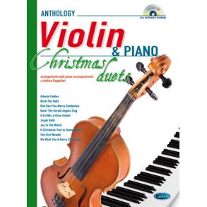CAPPELLARI ANDREA ANTHOLOGY DUETS XMAS VLN BK/CD