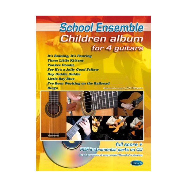 FIORENTINO CIRO CHILDREN ALBUM 4 GUITARS BK/CD