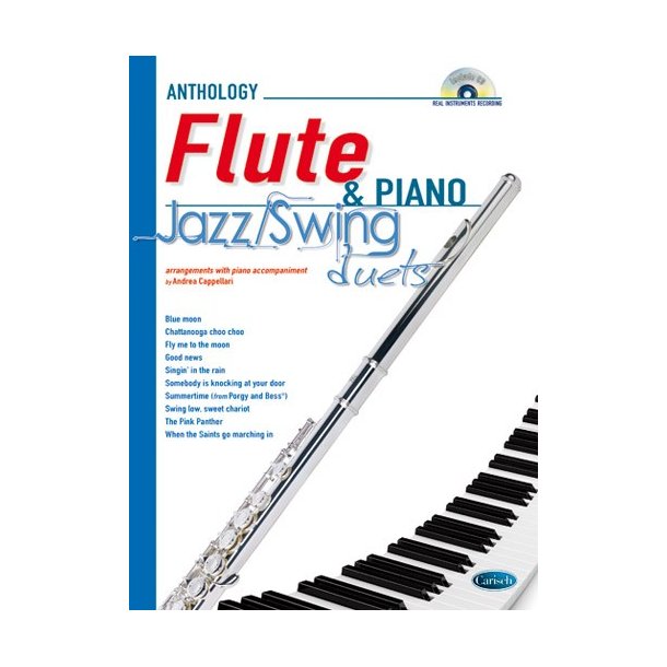 CAPPELLARI ANDREA JAZZ SWING DUETS FLT/PF BK/CD