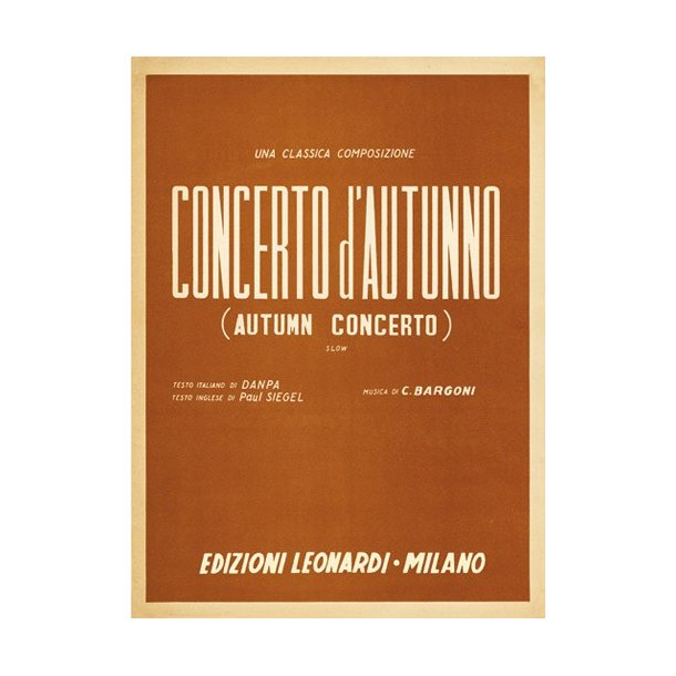 Concerto d?autunno