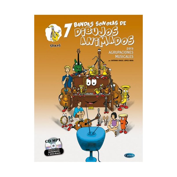 7 Dibujos Animados - Saxos