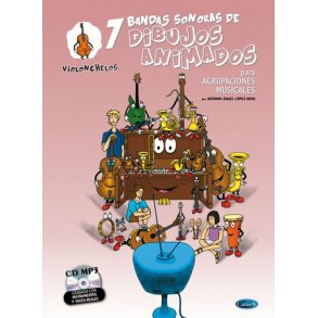 7 Dibujos Animados - Violonchelos