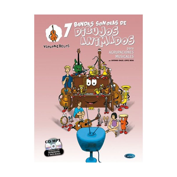 7 Dibujos Animados - Violonchelos