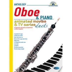 Animated Movies and TV Duets for Oboe And Piano
