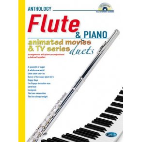 Animated Movies and TV Duets for Flute And Piano