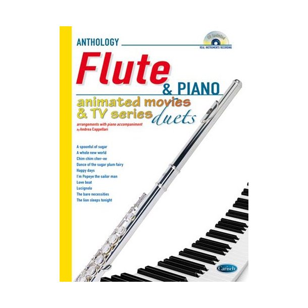 Animated Movies and TV Duets for Flute And Piano