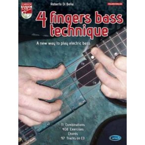 Bella 4 Fingers Bass Technique Bk/Cd