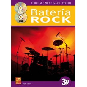 Bateria Rock Drums 3d Bk/Cd/Dvd