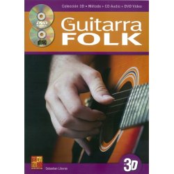 La Guitarra Folk En 3D (Book/CD/DVD)