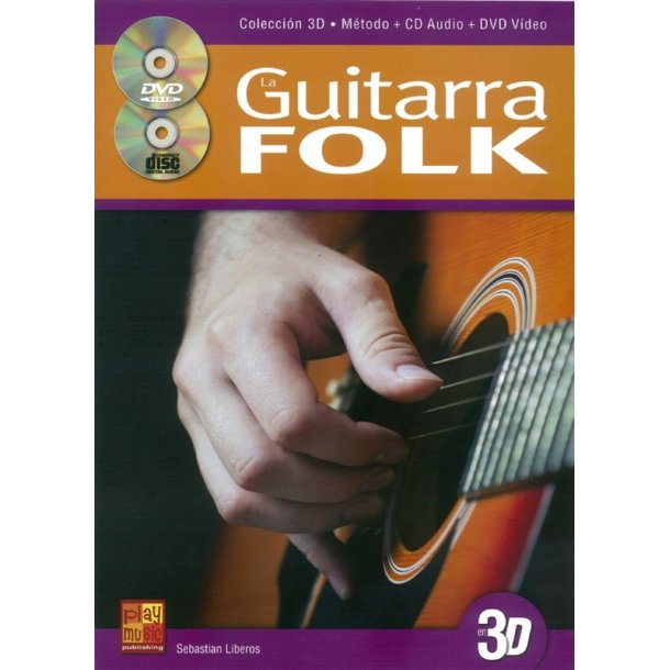 La Guitarra Folk En 3D (Book/CD/DVD)