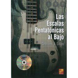 Las Escalas Pentat&oacute;nicas Al Bajo (Book/CD)