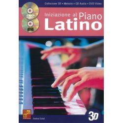 Andrea Cutuli: Iniziazione Al Piano Latino - Collezione 3D (Book/CD/DVD)