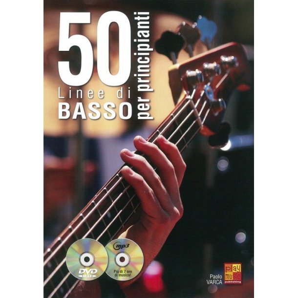 Paolo Varca: 50 Linee Di Basso Per Principianti (Book/CD/DVD)