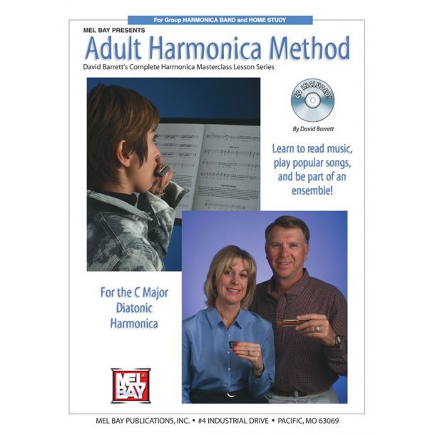 Adult Harmonica Method Harm Bk/Cd