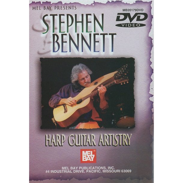 STEPHEN BENNETT: HARP GUITAR ARTISTRY HARP GUITAR DVD