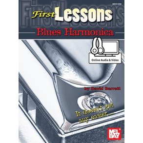 David Barrett: First Lessons Blues Harmonica (Book/Online Audio/Video)