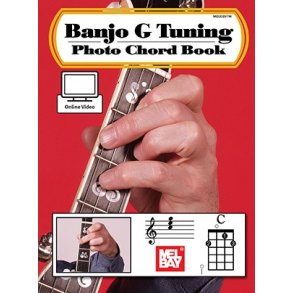 William Bay: Banjo G Tuning - Photo Chord Book (Book/Online Video)