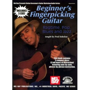 Fred Sokolow: Beginner's Fingerpicking Guitar - Ragtime, Pop, Blues And Jazz