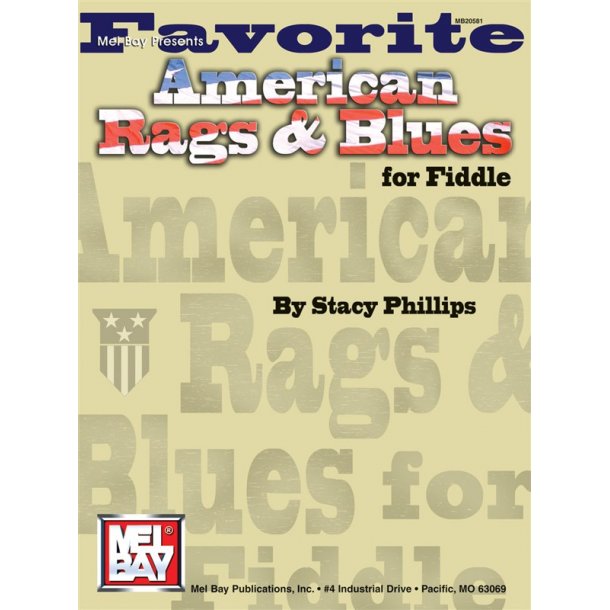 FAVORITE AMERICAN RAGS & BLUES FOR FIDDLE FIDDLE BOOK