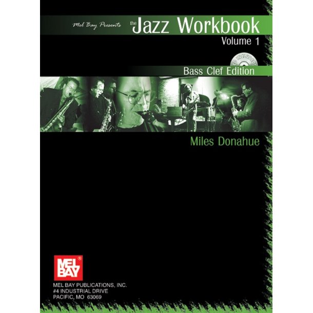 DONAHUE MILES JAZZ WORKBOOK VOLUME 1 BASS CLEF EDITION BOOK/CD