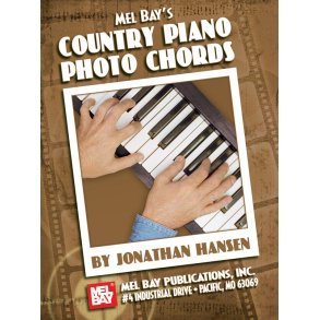 HANSEN JONATHAN COUNTRY PIANO PHOTO CHORDS KEYBOARD OR PIANO BOOK