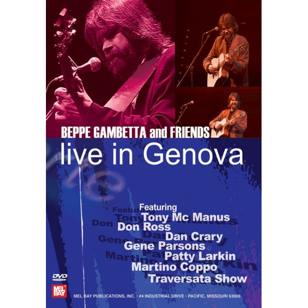 BEPPE GAMBETTA AND FRIENDS GUITAR (FLATPICKING) DVD