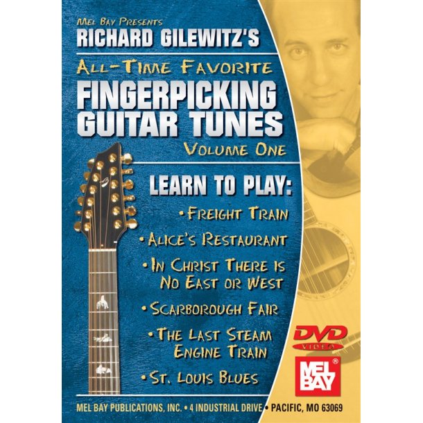 RICHARD GILEWITZ: ALL-TIME FAVORITE FINGERPICKING TUNES GUITAR (FINGER