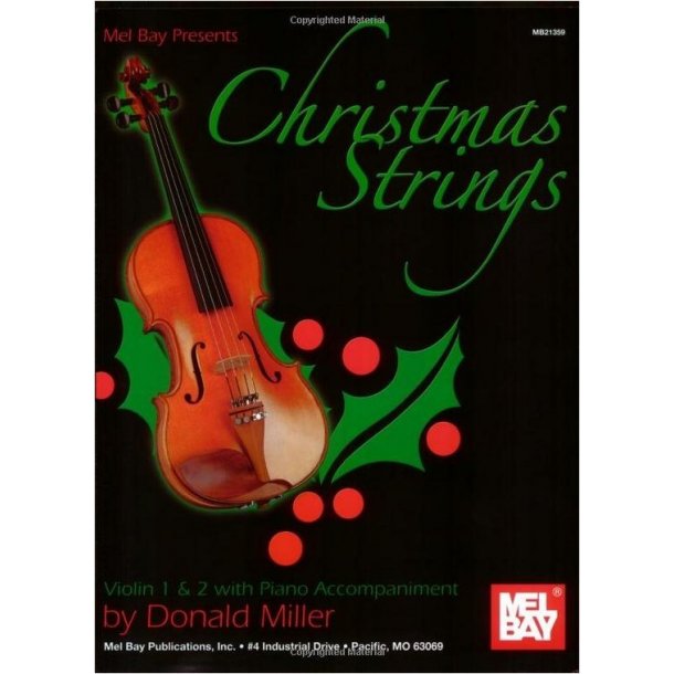 Christmas Strings:  Violin 1 &amp; 2 With Piano Accomp.