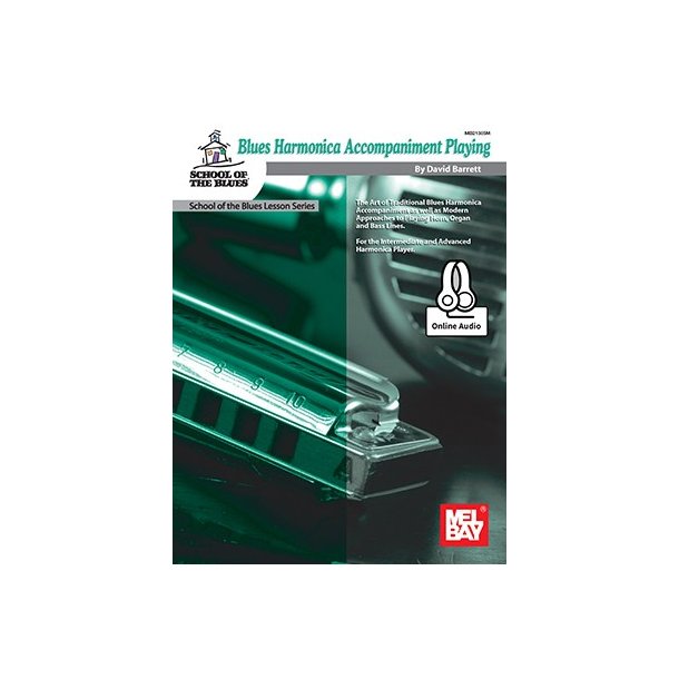 David Barrett: Blues Harmonica Accompaniment Playing (Book/Online Audio)