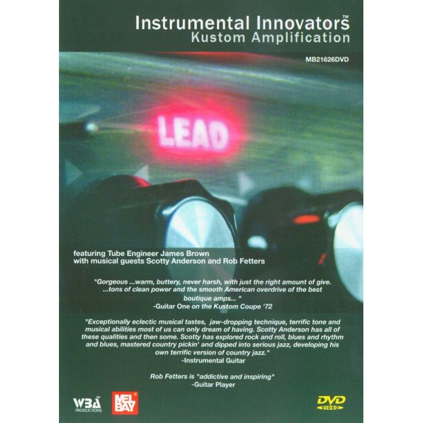 INSTRUMENTAL INNOVATORS KUSTOM AMPLIFICATION GUITAR DVD