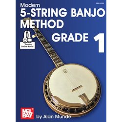 Alan Munde: Modern 5-String Banjo Method - Grade 1 (Book/Online Audio)