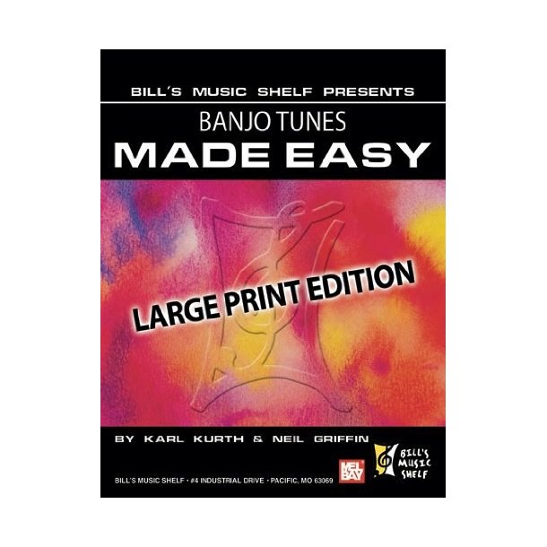 Banjo Tunes Made Easy, Large Print Edition