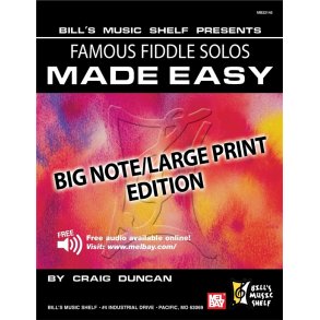 Famous Fiddle Solos Made Easy - Big Note/Large Print Edition