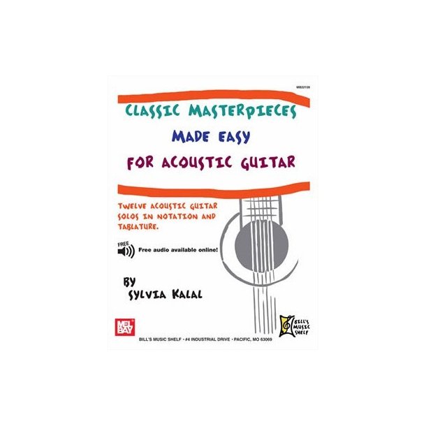 Classic Masterpieces Made Easy for Acoustic Guitar