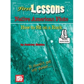 First Lessons Native American Flute: How To Sit On A Rock (Book/Online Audio)