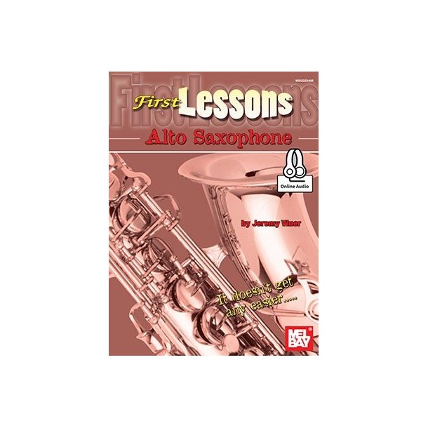 Jeremy Viner: First Lessons Alto Saxophone (Book/Online Audio)