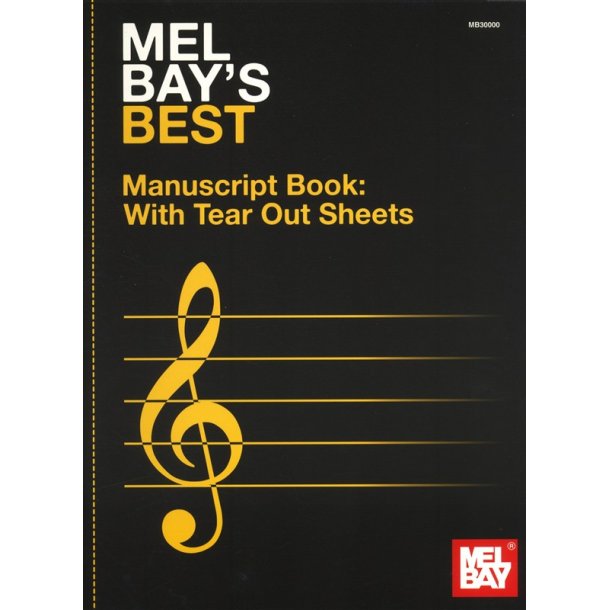 Mel Bay's Best Manuscript Book (12 Stave)