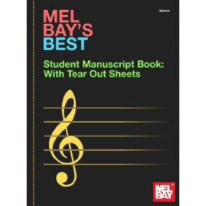 Mel Bay's Best Student Manuscript Book