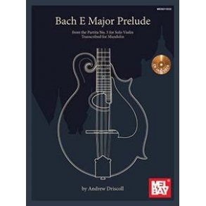 Bach E Major Prelude Transcribed For Mandolin: Book/CD Set