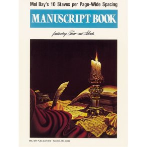 Mel Bay: Manuscript Book - 10 Staves