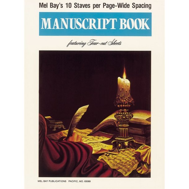 Mel Bay: Manuscript Book - 10 Staves