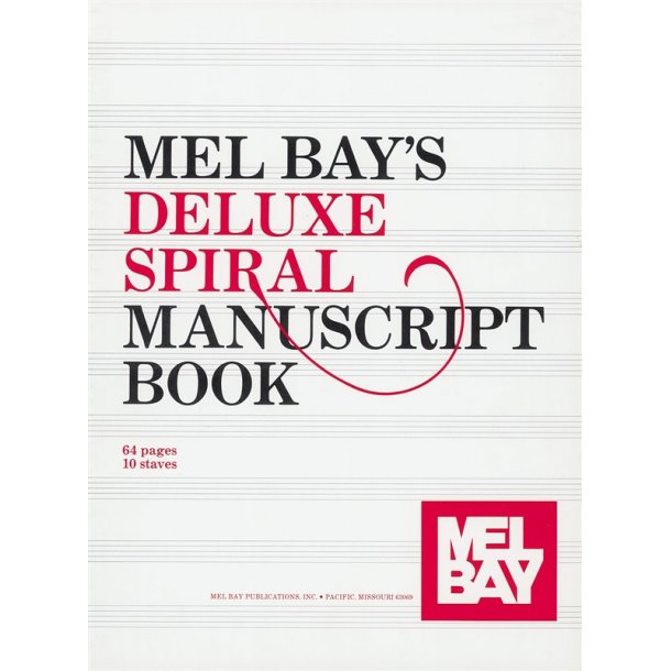 Mel Bay's Deluxe Spiral Manuscript Book