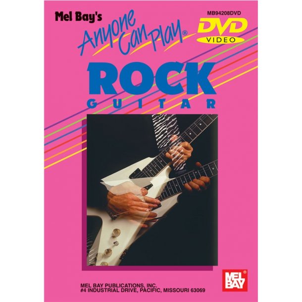 ANYONE CAN PLAY ROCK GUITAR GUITAR (ELECTRIC) DVD