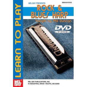 LEARN TO PLAY ROCK & BLUES HARP Harmonica DVD