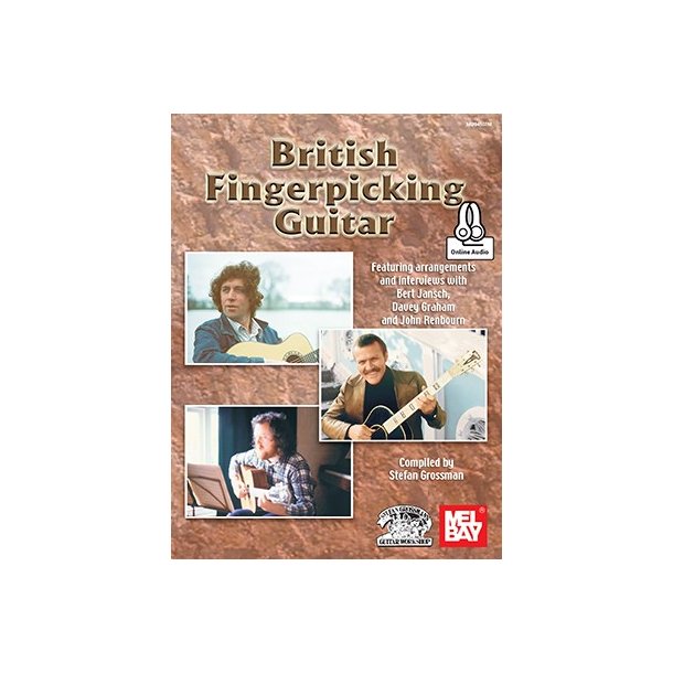 Stefan Grossman: British Fingerpicking Guitar (Book/Online Audio)